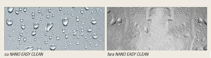 sticla tratata cu NANO EASY CLEAN