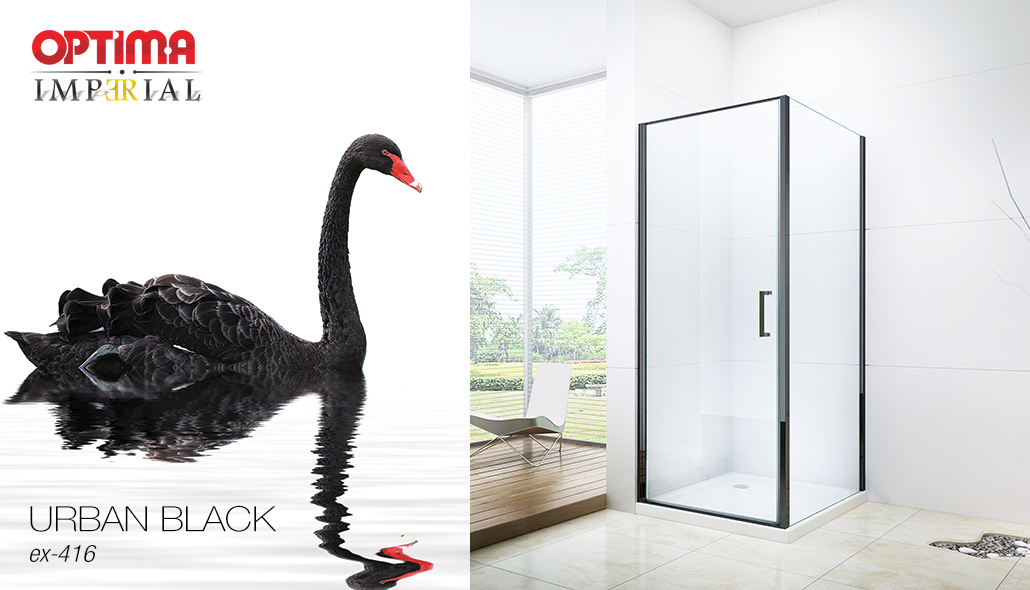 cabina de dus Optima Imperial Urban Black